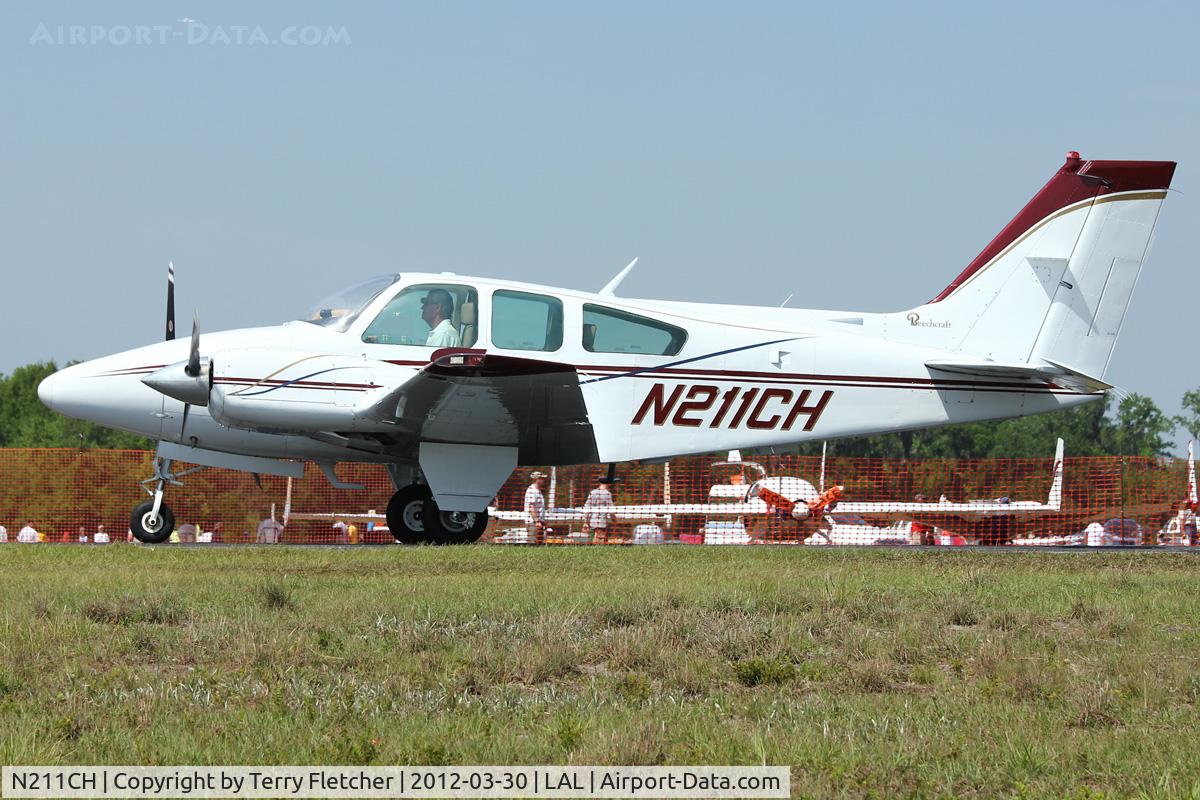 N211CH, 1980 Beech 95-B55 (T42A) Baron C/N TC-2279, At 2012 Sun N Fun