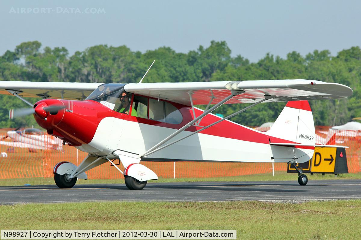 N98927, 1946 Piper PA-12 Super Cruiser C/N 12-279, At 2012 Sun N Fun