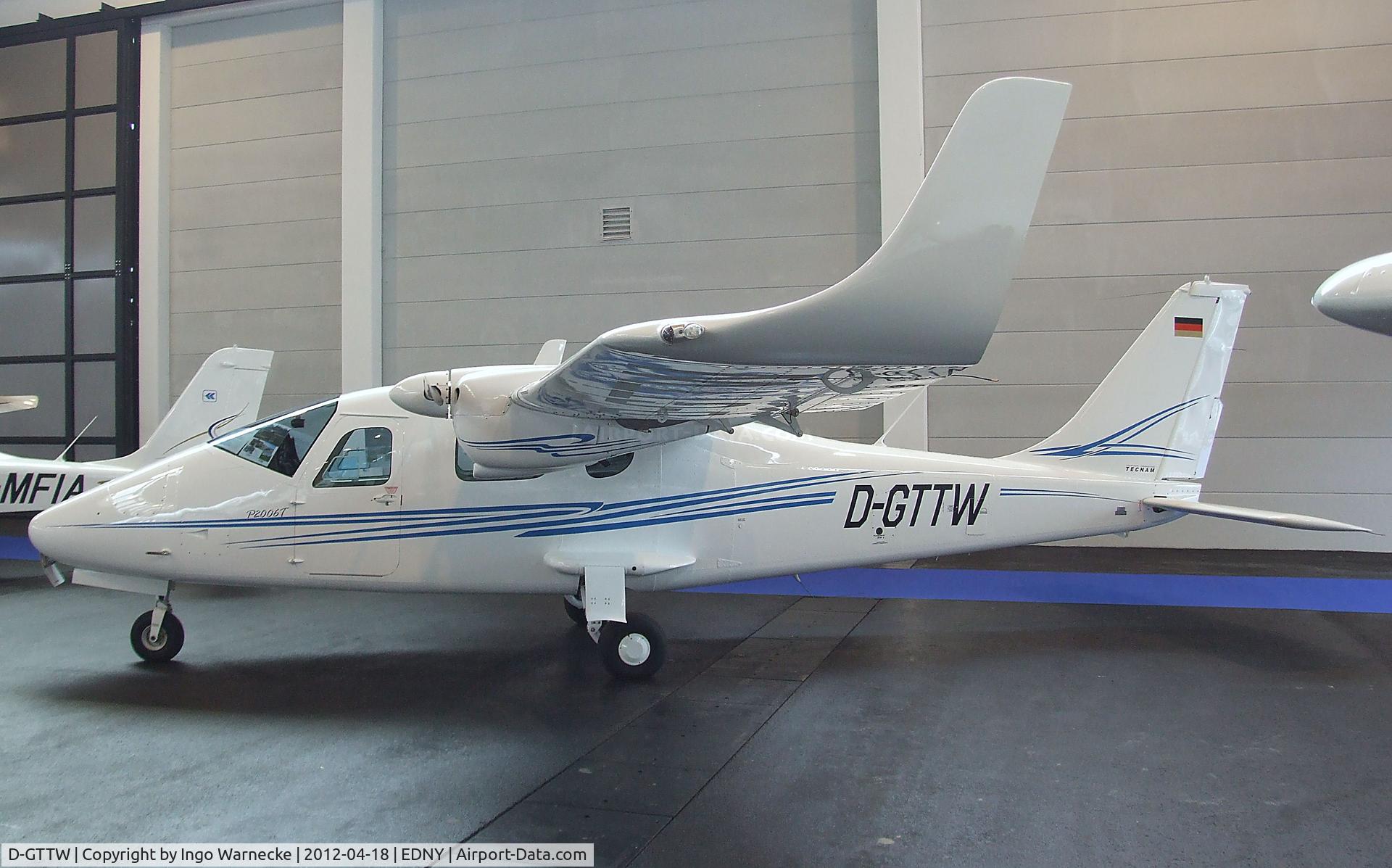 D-GTTW, Tecnam P-2006T C/N 034, Tecnam P2006T at the AERO 2012, Friedrichshafen