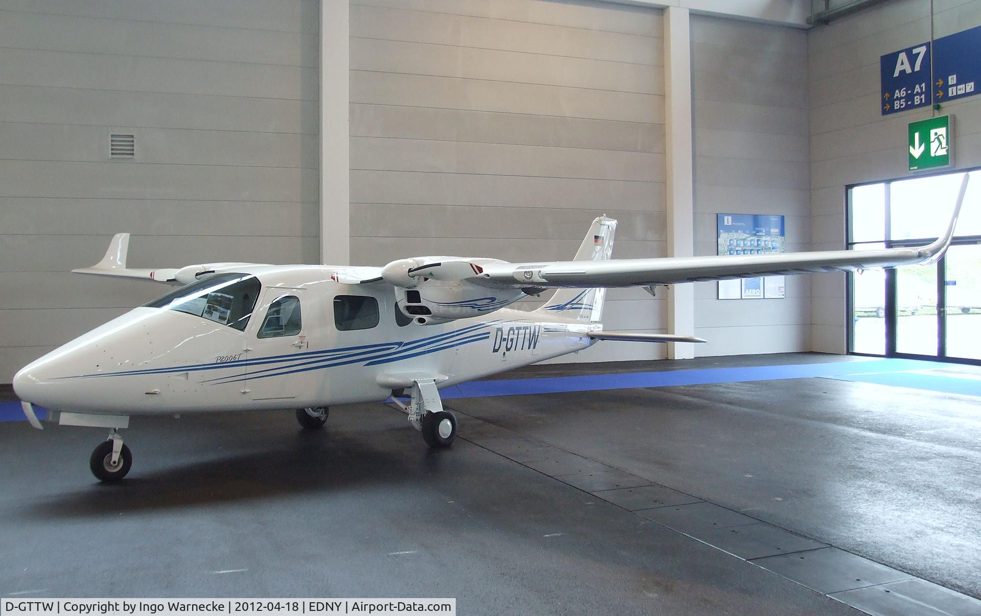 D-GTTW, Tecnam P-2006T C/N 034, Tecnam P2006T at the AERO 2012, Friedrichshafen