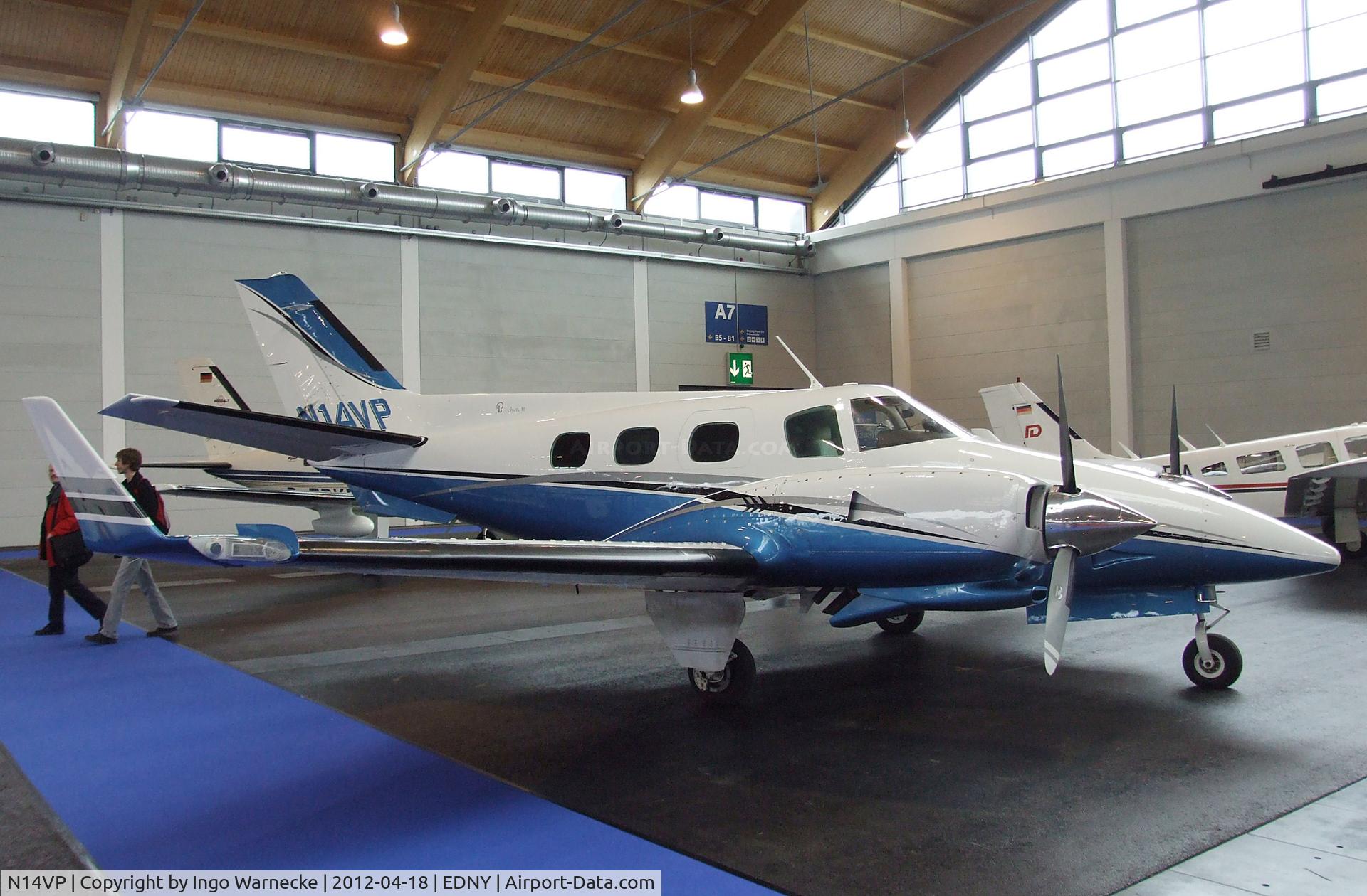 N14VP, 1981 Beech B-60 Duke C/N P-576, Beechcraft B60 Duke at the AERO 2012, Friedrichshafen