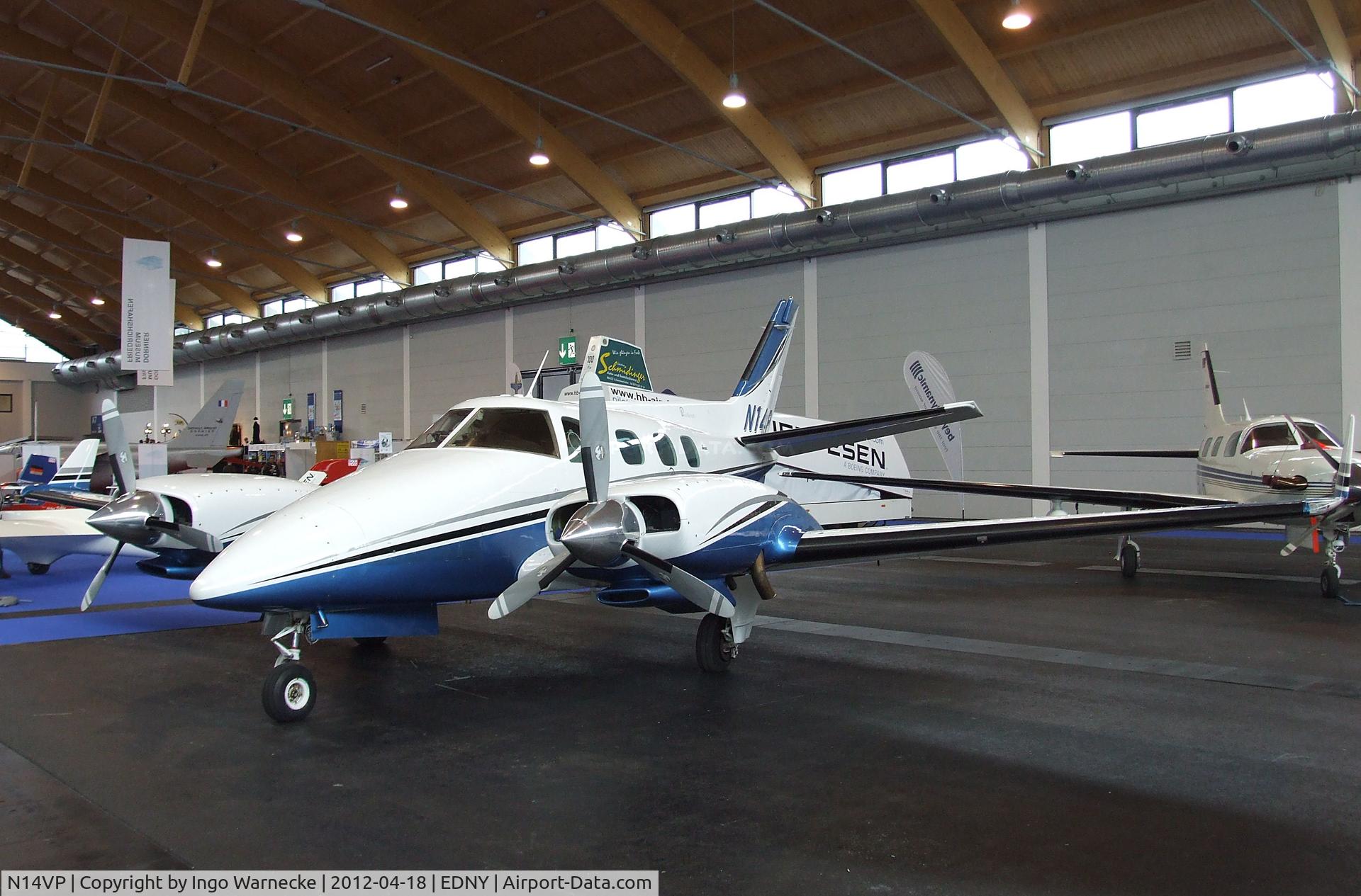 N14VP, 1981 Beech B-60 Duke C/N P-576, Beechcraft B60 Duke at the AERO 2012, Friedrichshafen