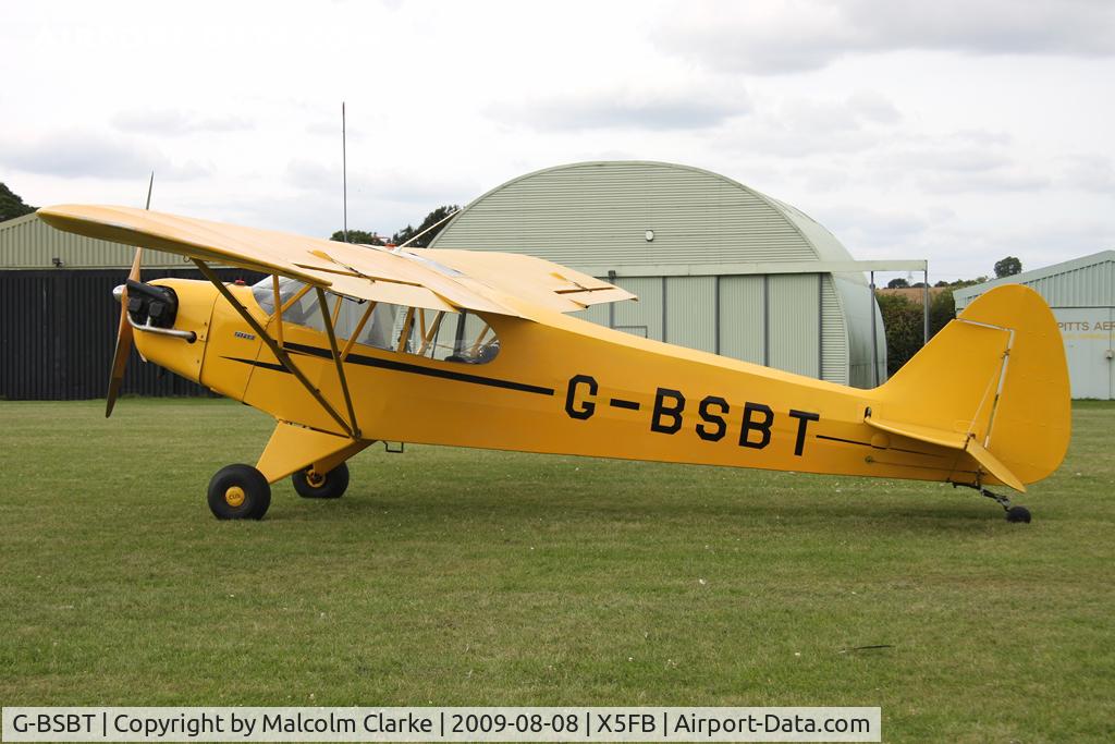 G-BSBT, 1946 Piper J3C-65 Cub Cub C/N 17712, Piper J3C-65, Fishburn Airfield, August 2009.