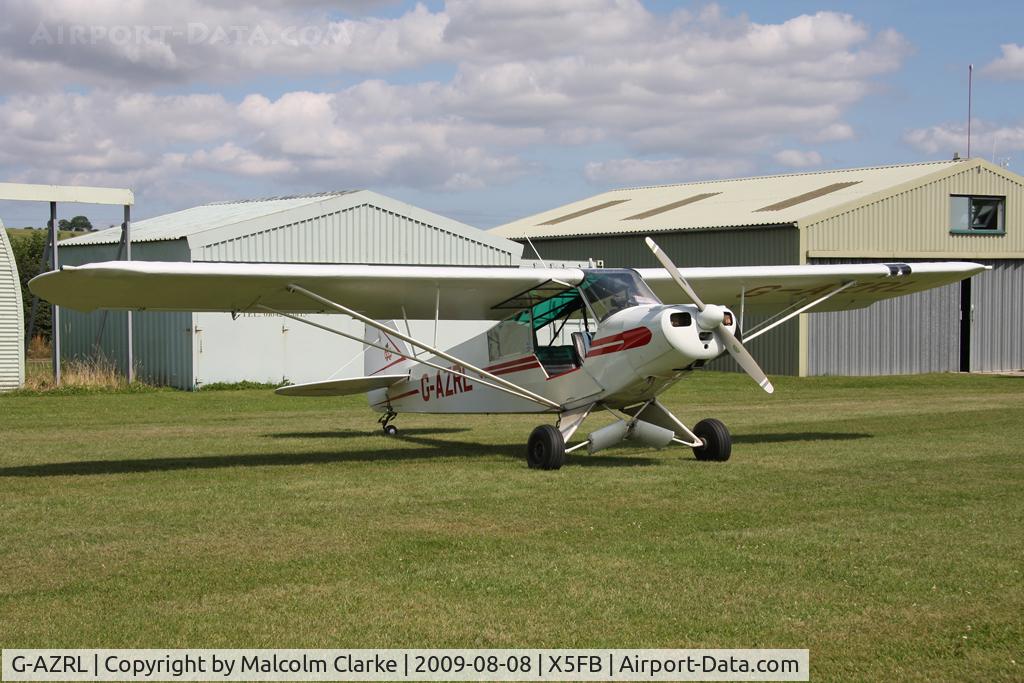 G-AZRL, 1951 Piper L-18C Super Cub (PA-18-95) C/N 18-1331, Piper L-18C Super Cub, Fishburn Airfield, August 2009.