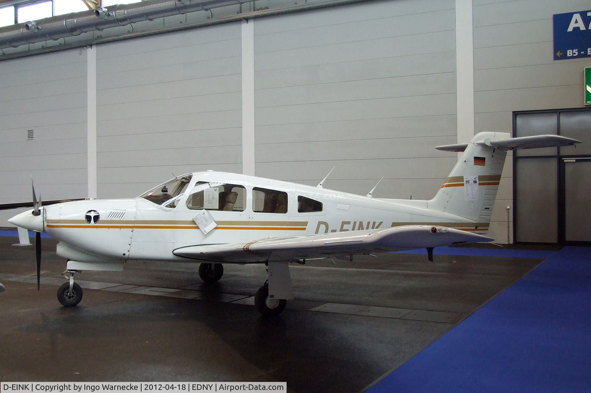 D-EINK, 1983 Piper PA-28RT-201T Turbo Arrow IV Arrow IV C/N 28R-8331034, Piper PA-28RT-201T Turbo Arrow IV at the AERO 2012, Friedrichshafen