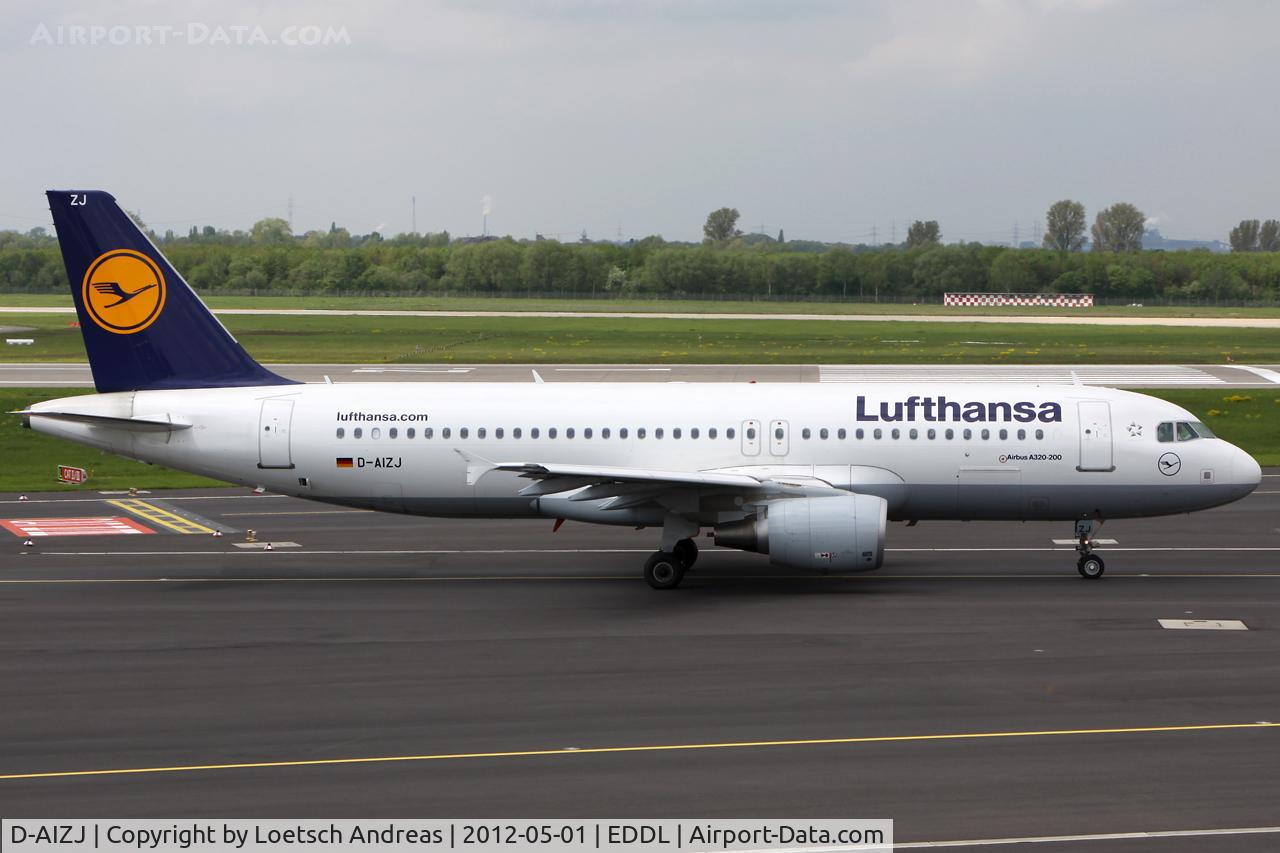 D-AIZJ, 2010 Airbus A320-214 C/N 4449, DLH081 Dusseldorf to Frankfurt, Rhein-Main (FRA)