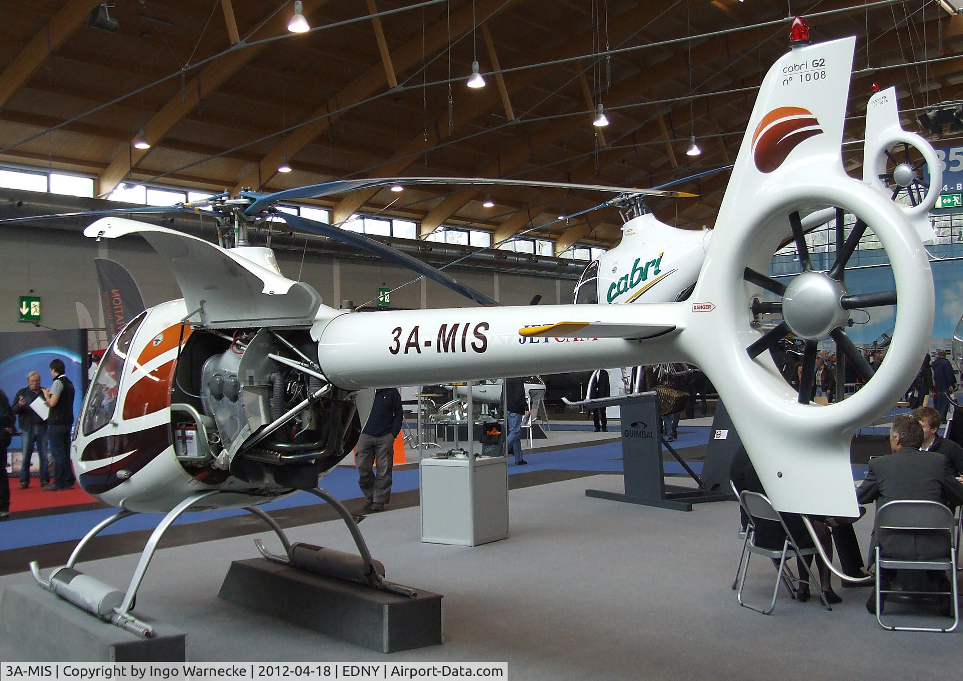 3A-MIS, Guimbal Cabri G2 C/N 1008, Guimbal Cabri G2 at the AERO 2012, Friedrichshafen