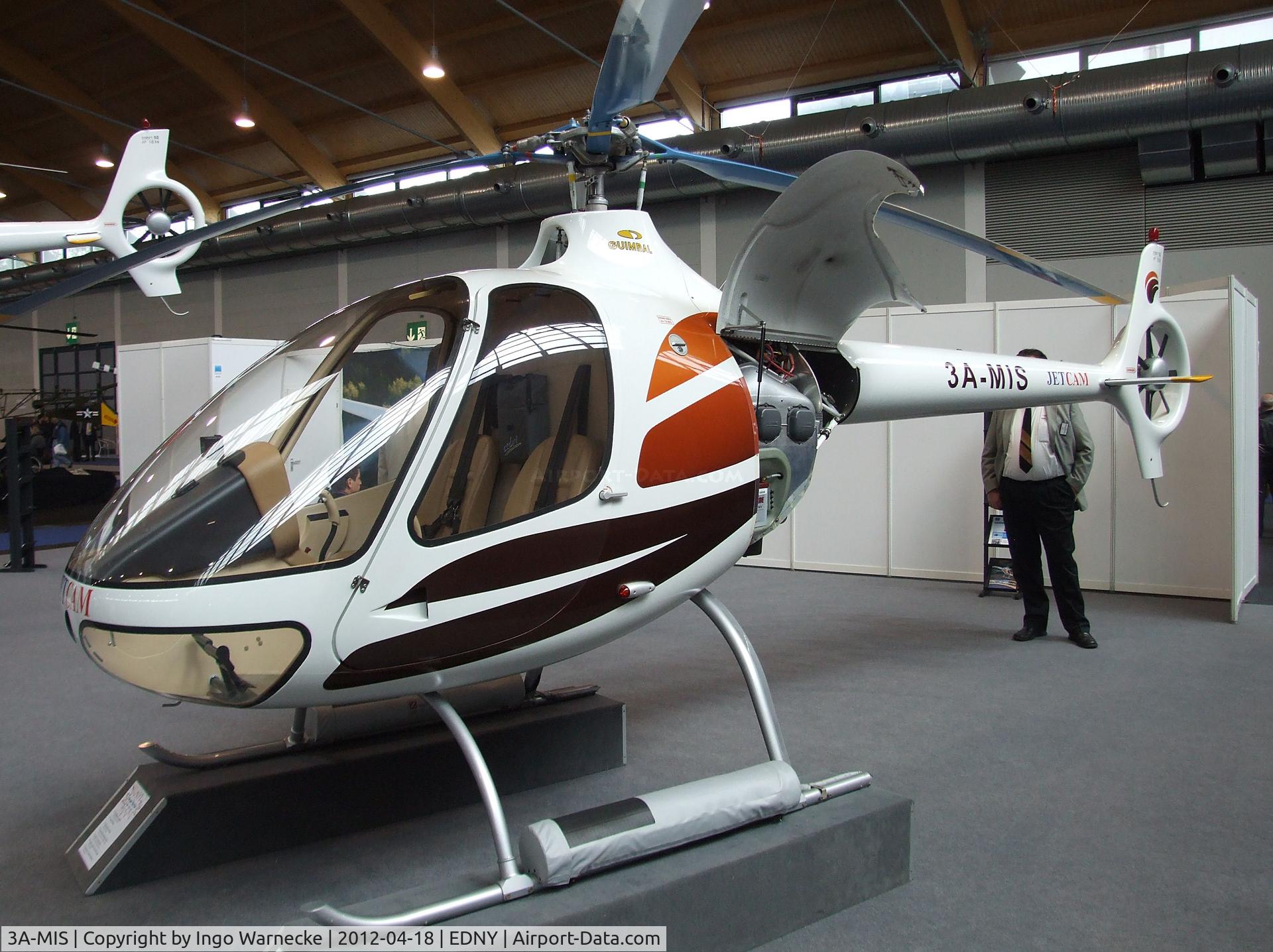 3A-MIS, Guimbal Cabri G2 C/N 1008, Guimbal Cabri G2 at the AERO 2012, Friedrichshafen