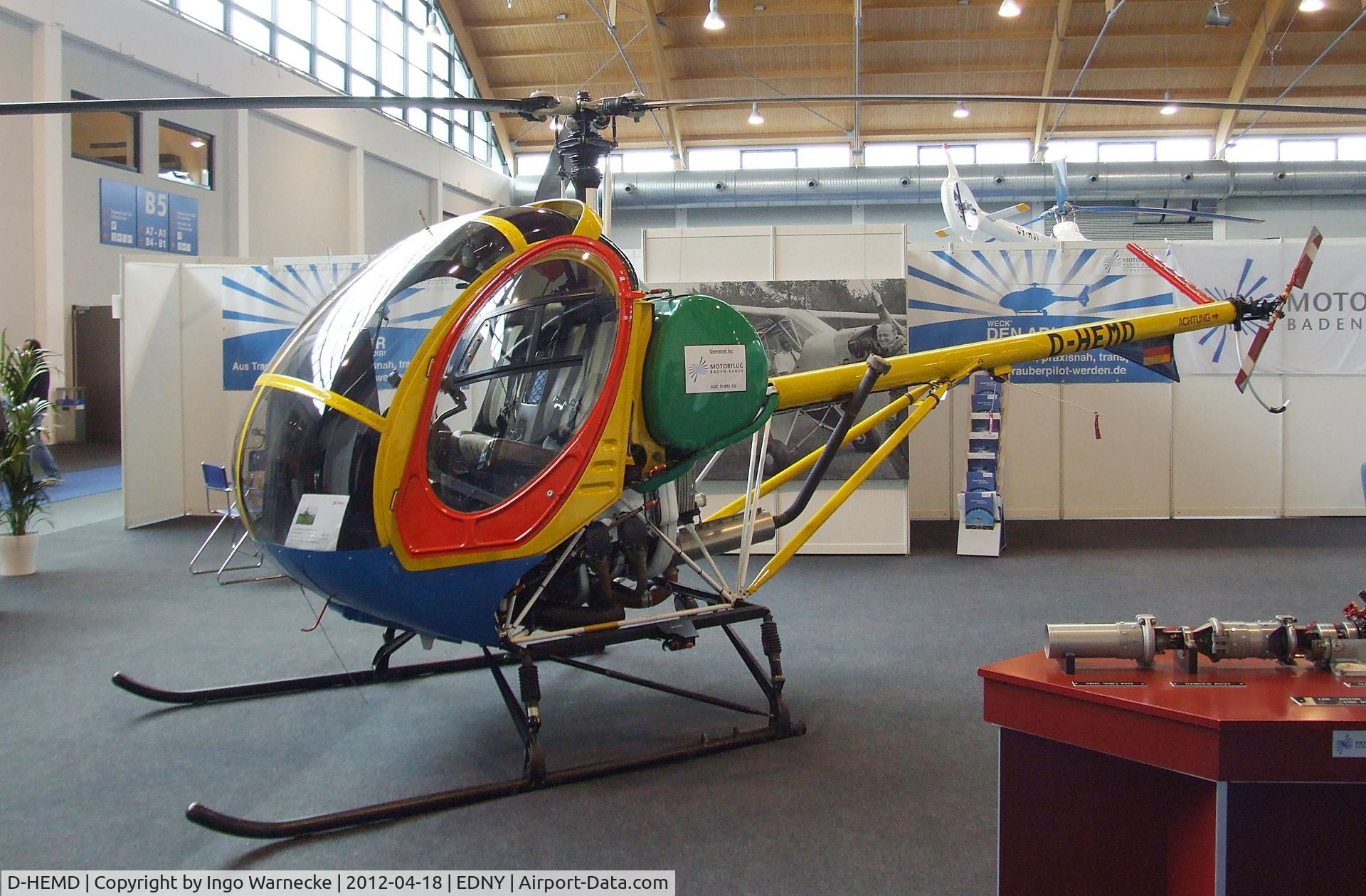D-HEMD, Schweizer 269 C-1 C/N 0060, Schweizer 269 C-1 at the AERO 2012, Friedrichshafen