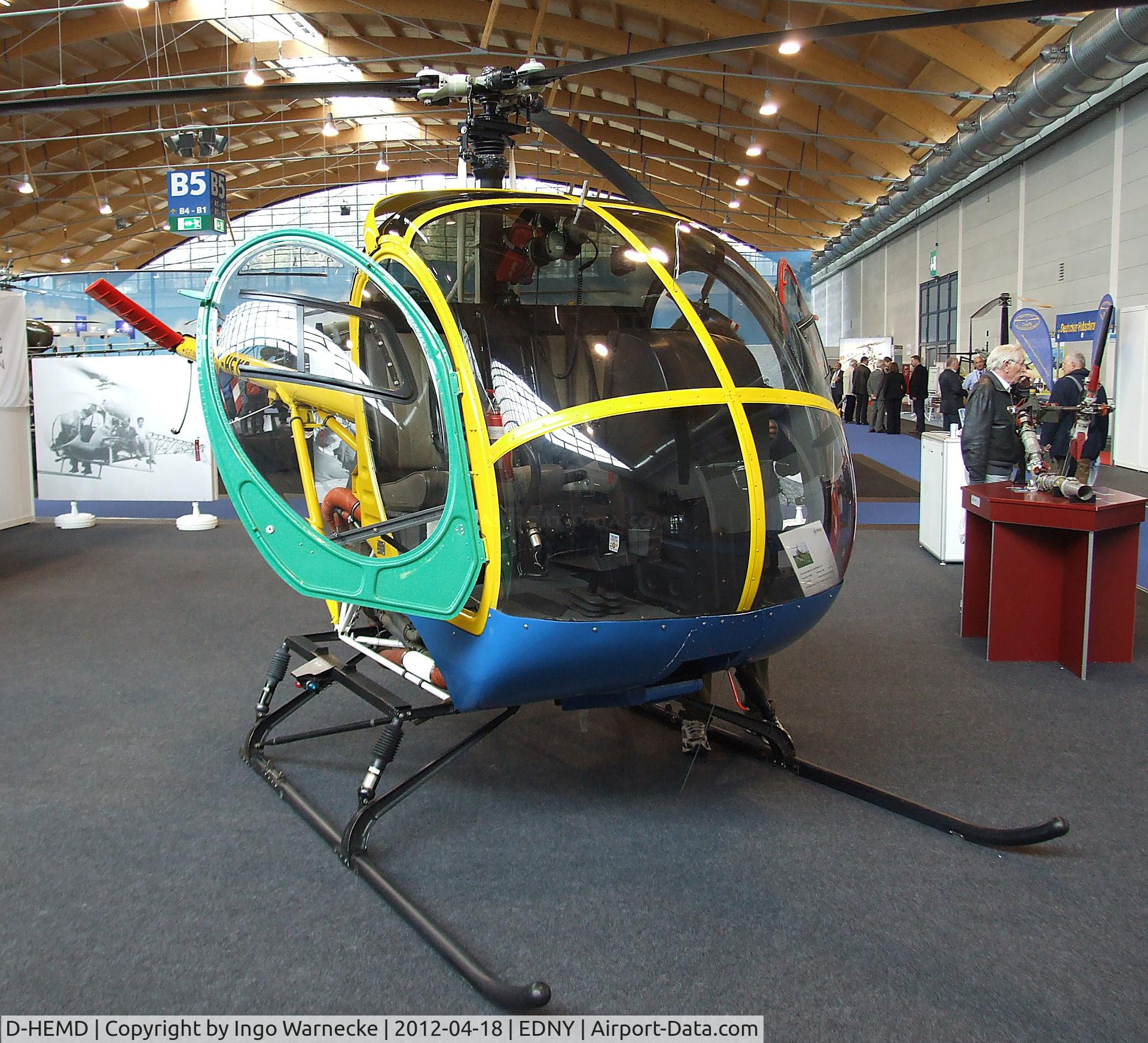 D-HEMD, Schweizer 269 C-1 C/N 0060, Schweizer 269 C-1 at the AERO 2012, Friedrichshafen