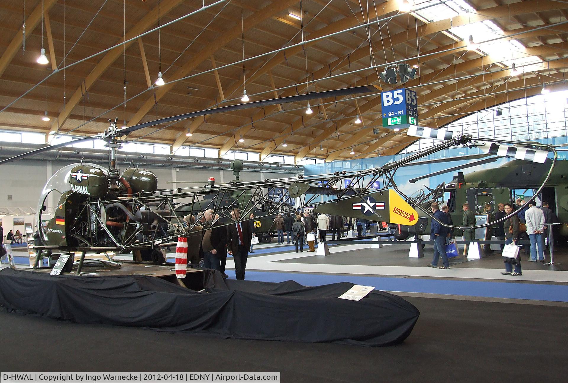 D-HWAL, Agusta AB-47G-4 C/N 2519, Agusta-Bell AB47G-4 at the AERO 2012, Friedrichshafen