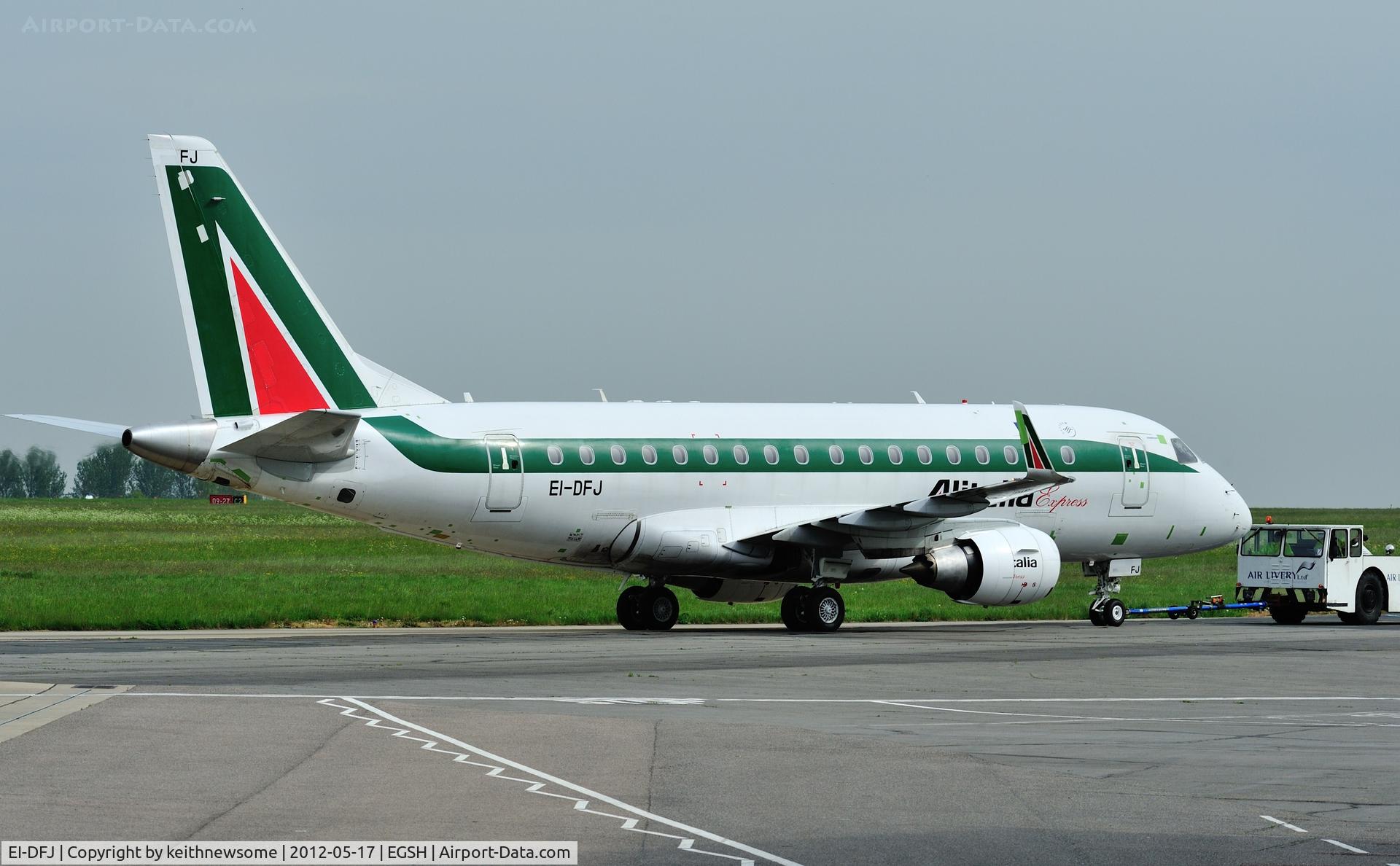 EI-DFJ, 2003 Embraer 170LR (ERJ-170-100LR) C/N 17000011, Heading for a much needed respray !