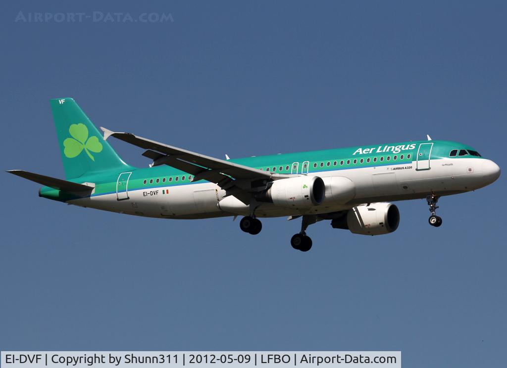 EI-DVF, 2007 Airbus A320-214 C/N 3136, Landing rwy 14R