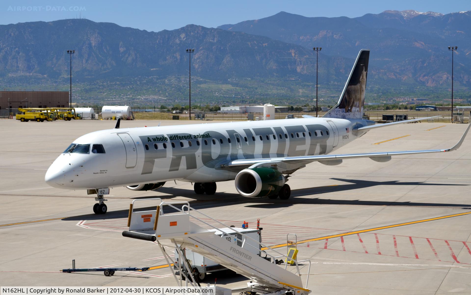 N162HL, 2008 Embraer 190AR (ERJ-190-100IGW) C/N 19000231, COS, CO
