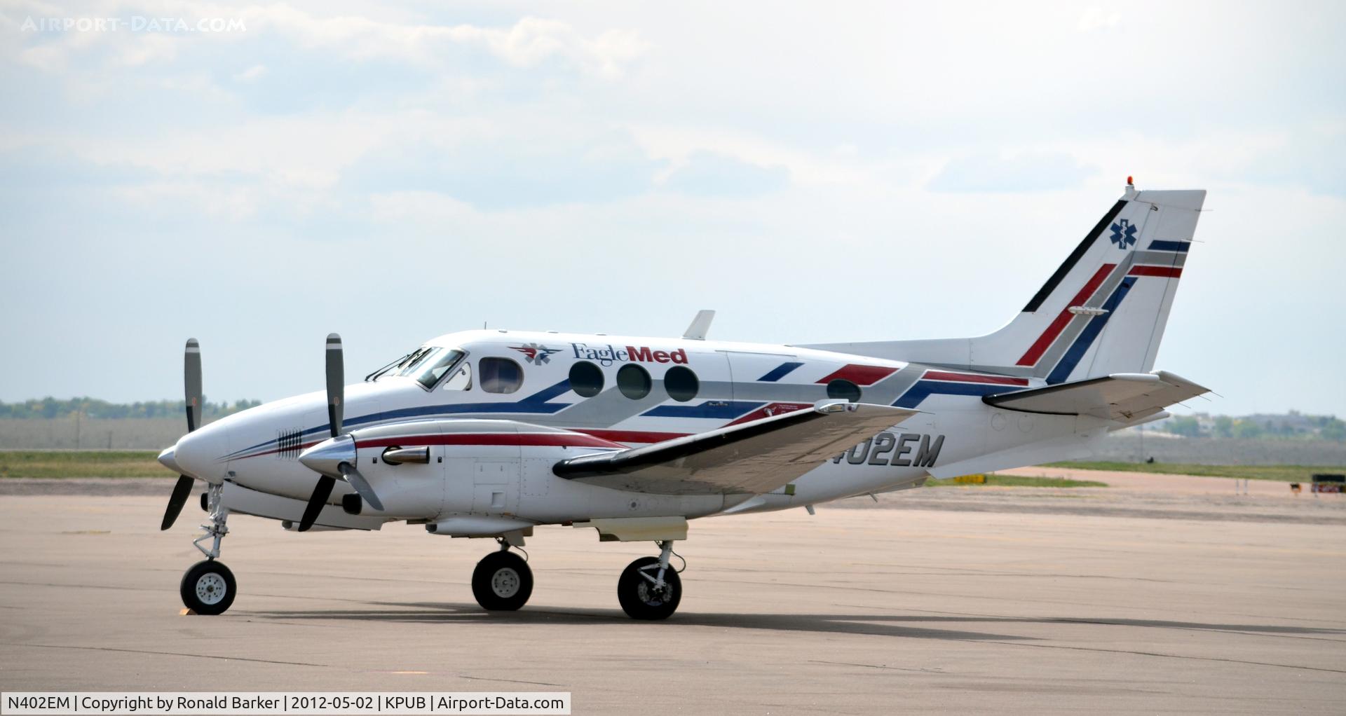 N402EM, 1980 Beech C90 King Air C/N LJ-914, Pueblo
