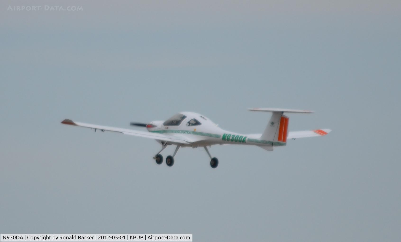 N930DA, 2007 Diamond DA-20C-1 Eclipse C/N C0419, Primary training Pueblo