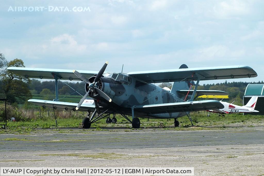LY-AUP, 1984 Antonov An-2R C/N 1G206-49, based at Tatenhill