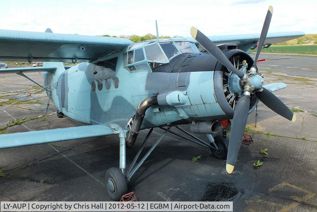 LY-AUP, 1984 Antonov An-2R C/N 1G206-49, Air Unique's An-2 based at Tatenhill