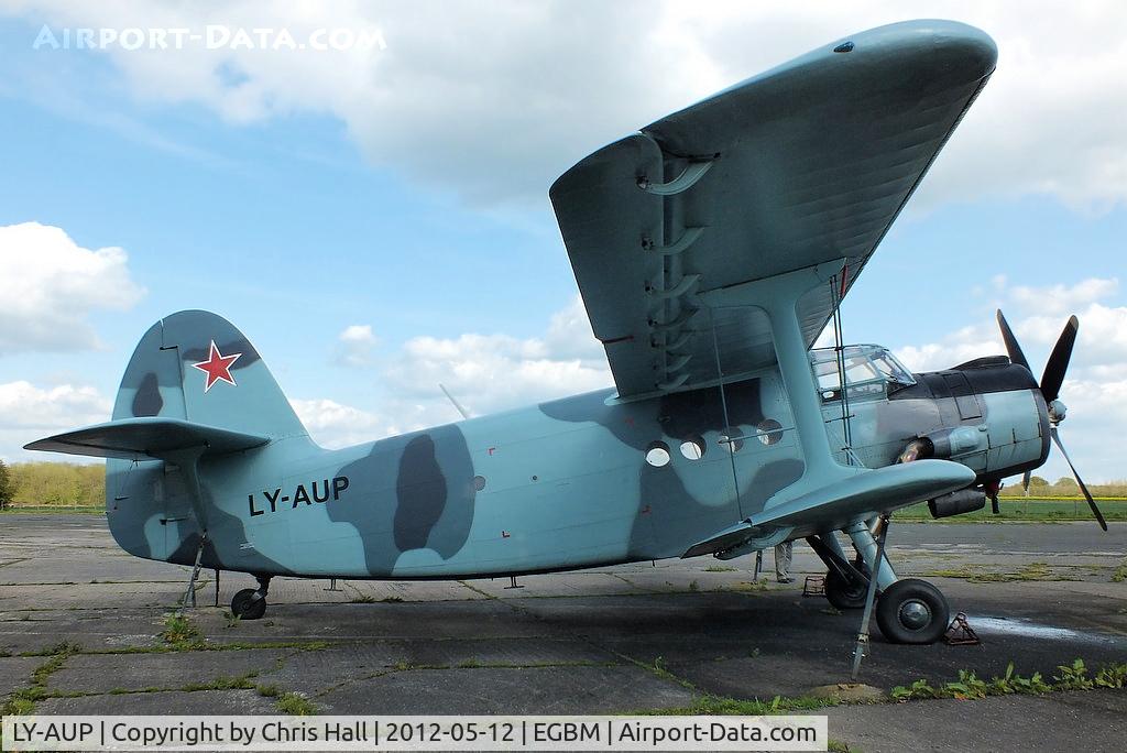 LY-AUP, 1984 Antonov An-2R C/N 1G206-49, Air Unique's An-2 based at Tatenhill