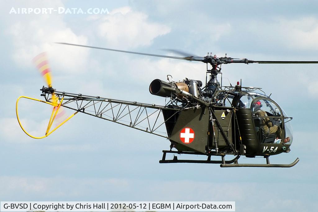 G-BVSD, 1964 Sud SE-3130 Alouette II C/N 1897, the pilot offered to hover and pirouette so we could get some photo's