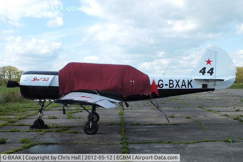 G-BXAK, 1981 Bacau Yak-52 C/N 811508, based at Tatenhill