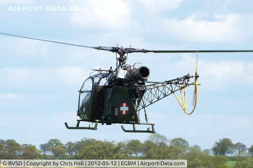 G-BVSD, 1964 Sud SE-3130 Alouette II C/N 1897, the pilot offered to hover and pirouette so we could get some photo's
