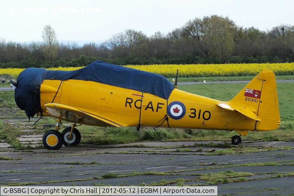 G-BSBG, 1952 Canadian Car & Foundry T-6H Harvard Mk.4 C/N CCF4-483, based at Tatenhill
