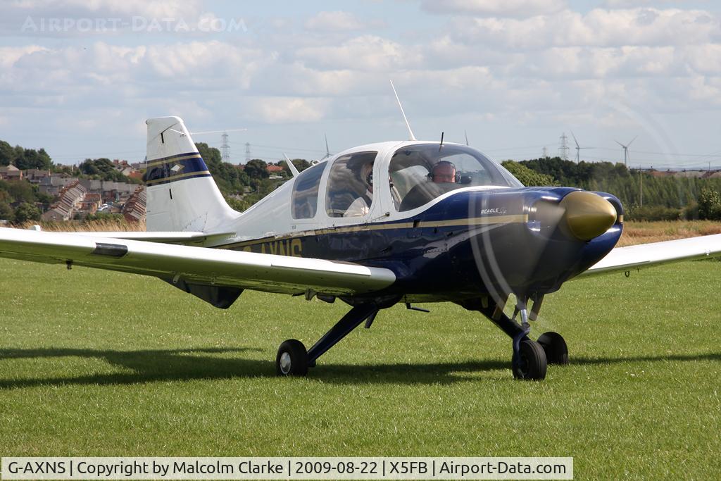 G-AXNS, 1969 Beagle B-121 Pup Series 2 (Pup 150) C/N B121-110, Beagle B-121 Pup Series 2, Fishburn Airfield, August 2009.