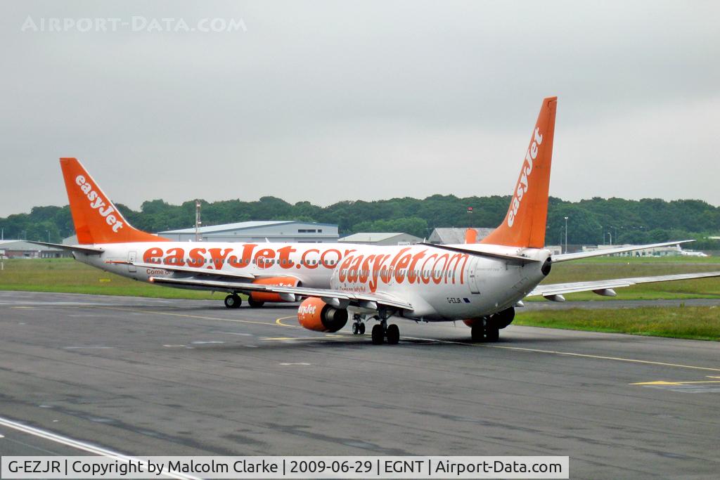 G-EZJR, 2002 Boeing 737-73V C/N 32413, Boeing 737-73V, Newcastle Airport, June 2009.