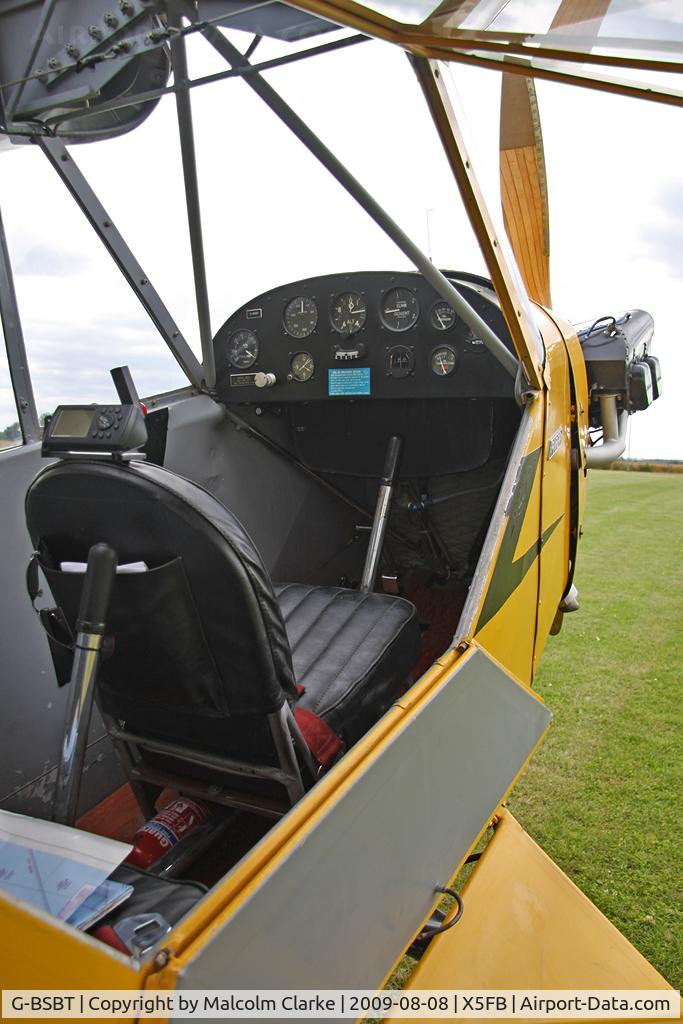 G-BSBT, 1946 Piper J3C-65 Cub Cub C/N 17712, Piper J3C-65, Fishburn Airfield, August 2009.