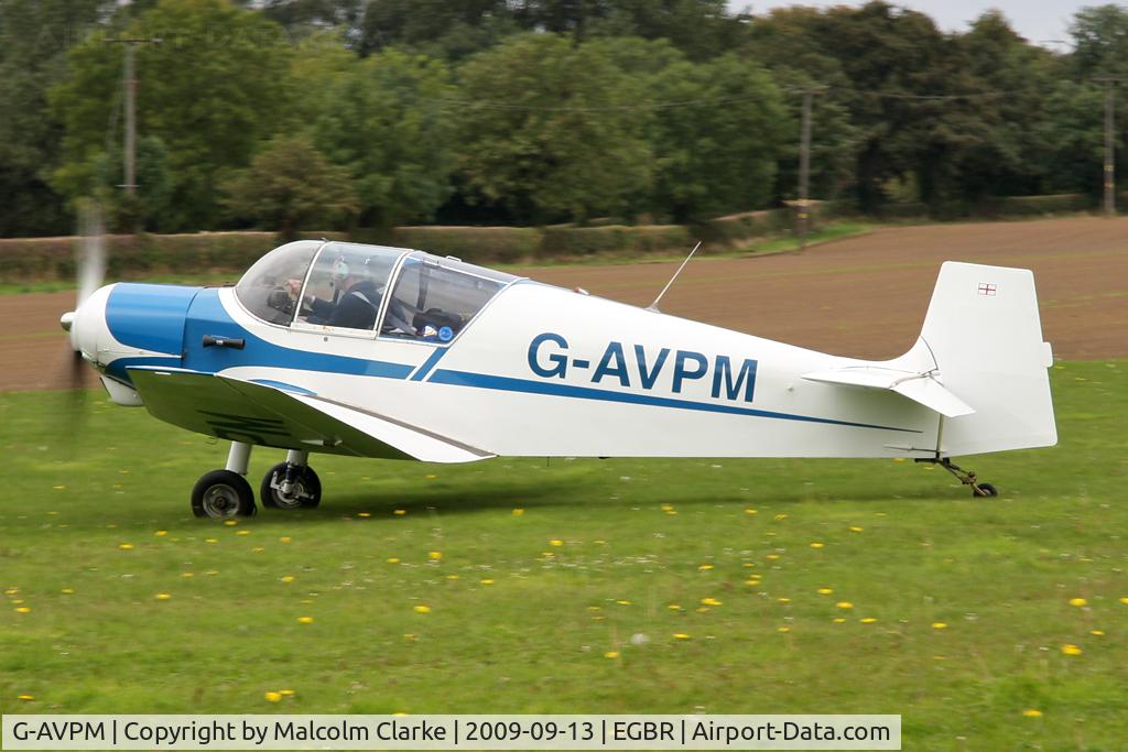 G-AVPM, 1957 SAN Jodel D-117 C/N 593, Jodel D-117, Breighton Airfield, September 2009.