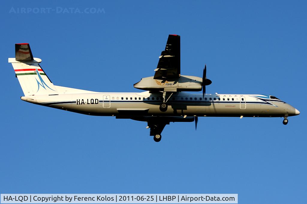 HA-LQD, 2002 De Havilland Canada DHC-8-402Q Dash 8 C/N 4063, Ferihegy