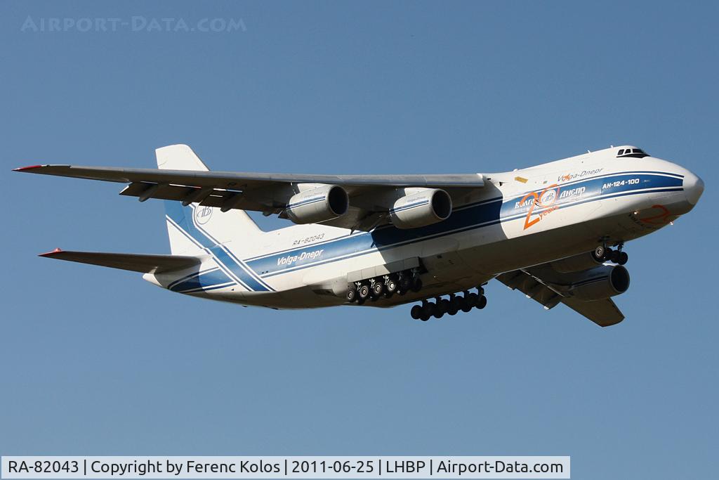 RA-82043, 1990 Antonov An-124-100 Ruslan C/N 9773054155101/0607, Ferihegy
