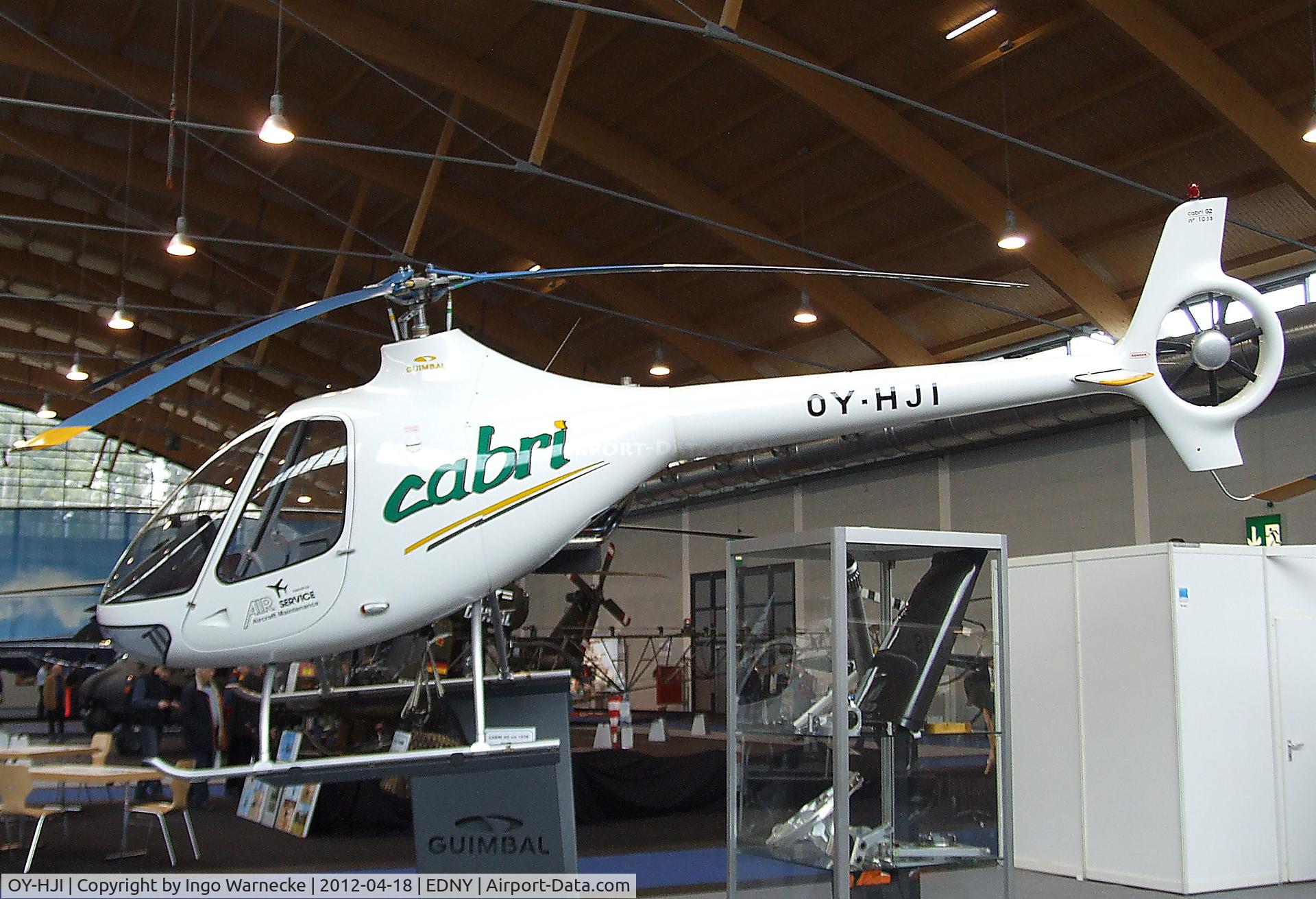 OY-HJI, 2012 Guimbal Cabri G2 C/N 1036, Guimbal Cabri  G2 at the AERO 2012, Friedrichshafen