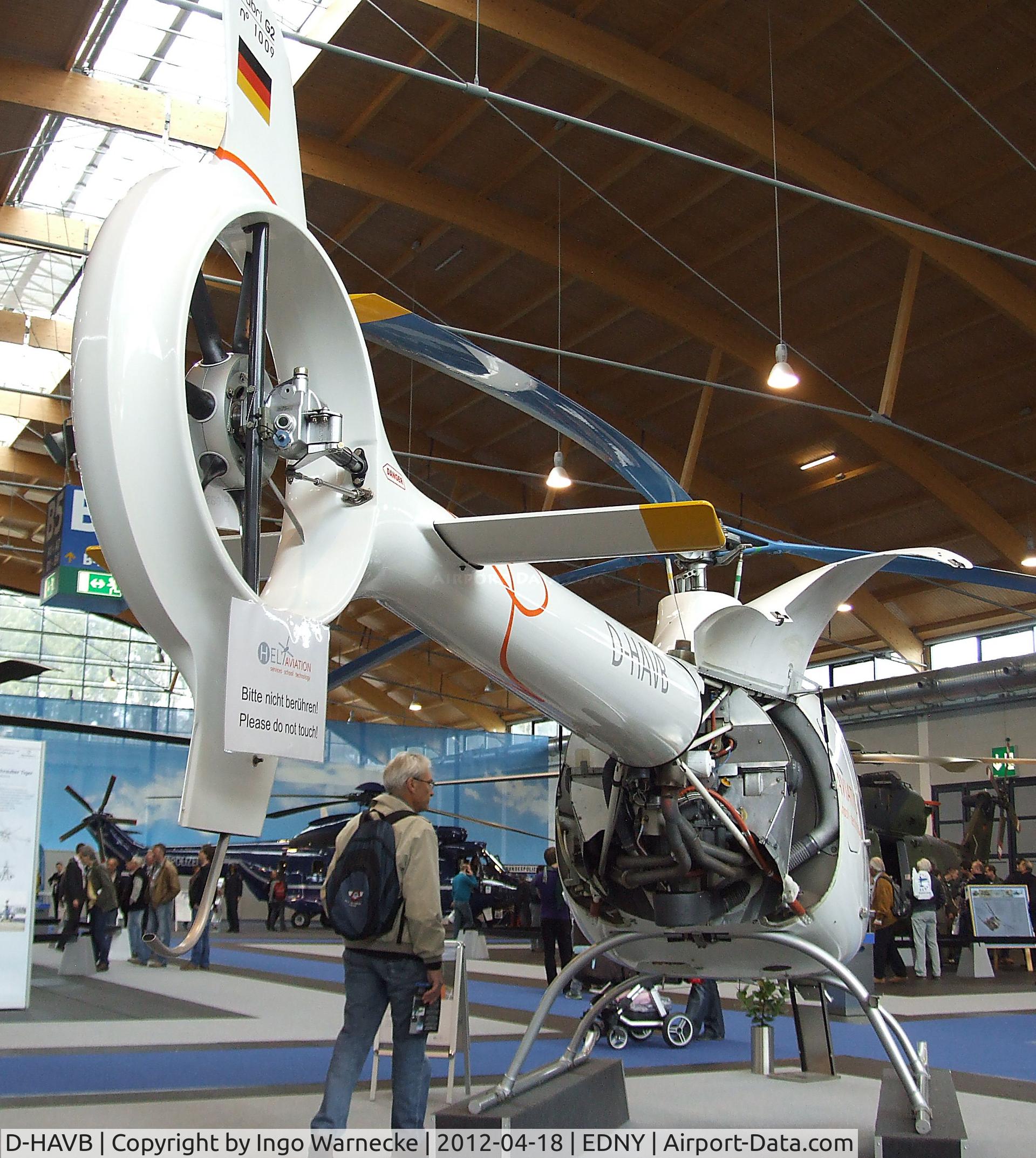 D-HAVB, Guimbal Cabri G2 C/N 1009, Guimbal Cabri  G2 at the AERO 2012, Friedrichshafen