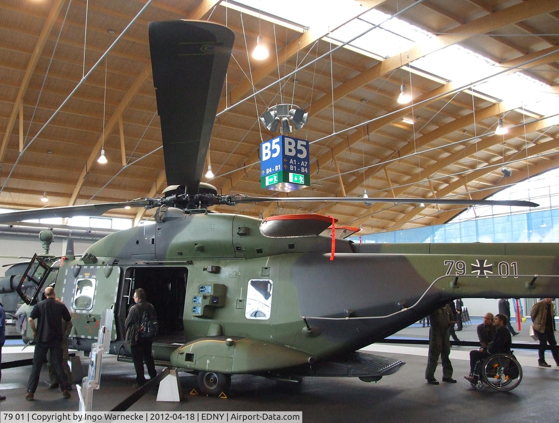 79 01, NHI NH-90 TTH Caiman C/N 1003/GEAF01, NHI NH90 TTH of the German air force (Luftwaffe) at the AERO 2012, Friedrichshafen