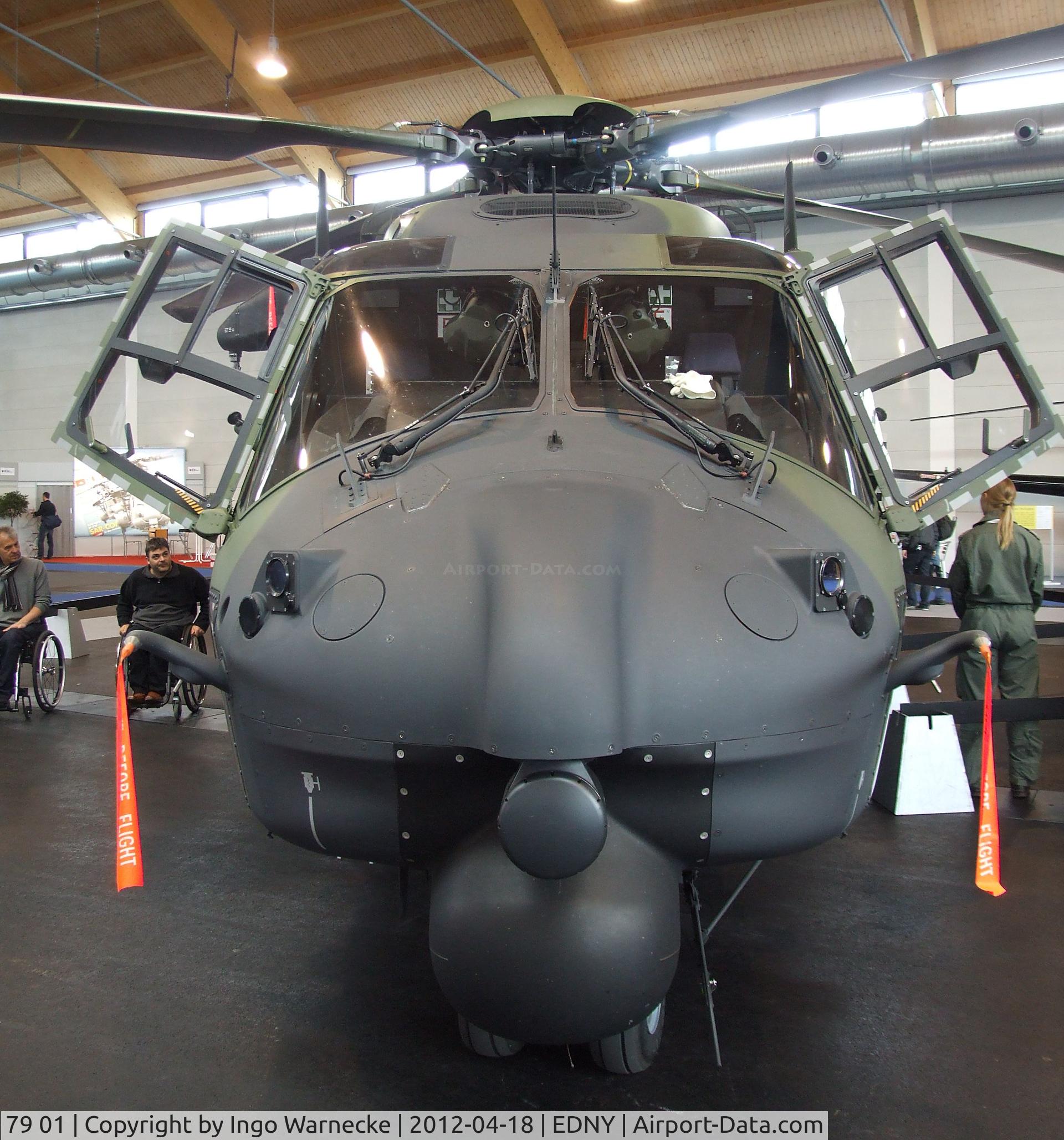 79 01, NHI NH-90 TTH Caiman C/N 1003/GEAF01, NHI NH90 TTH of the German air force (Luftwaffe) at the AERO 2012, Friedrichshafen
