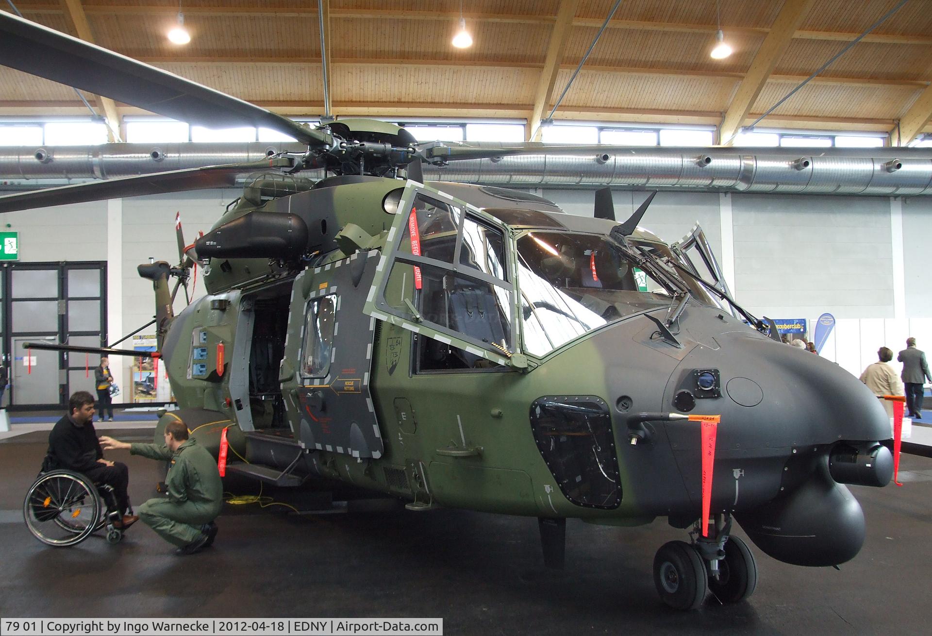 79 01, NHI NH-90 TTH Caiman C/N 1003/GEAF01, NHI NH90 TTH of the German air force (Luftwaffe) at the AERO 2012, Friedrichshafen