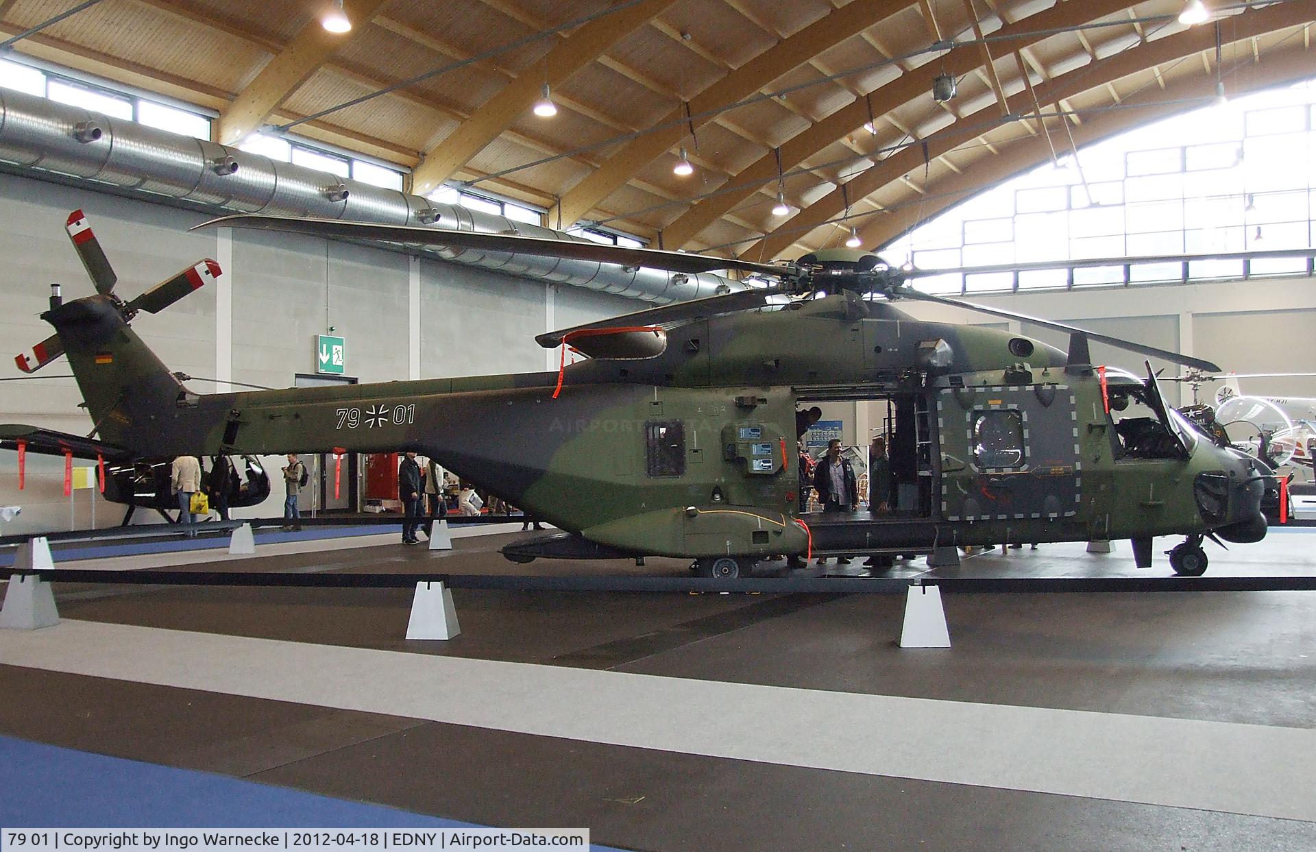 79 01, NHI NH-90 TTH Caiman C/N 1003/GEAF01, NHI NH90 TTH of the German air force (Luftwaffe) at the AERO 2012, Friedrichshafen