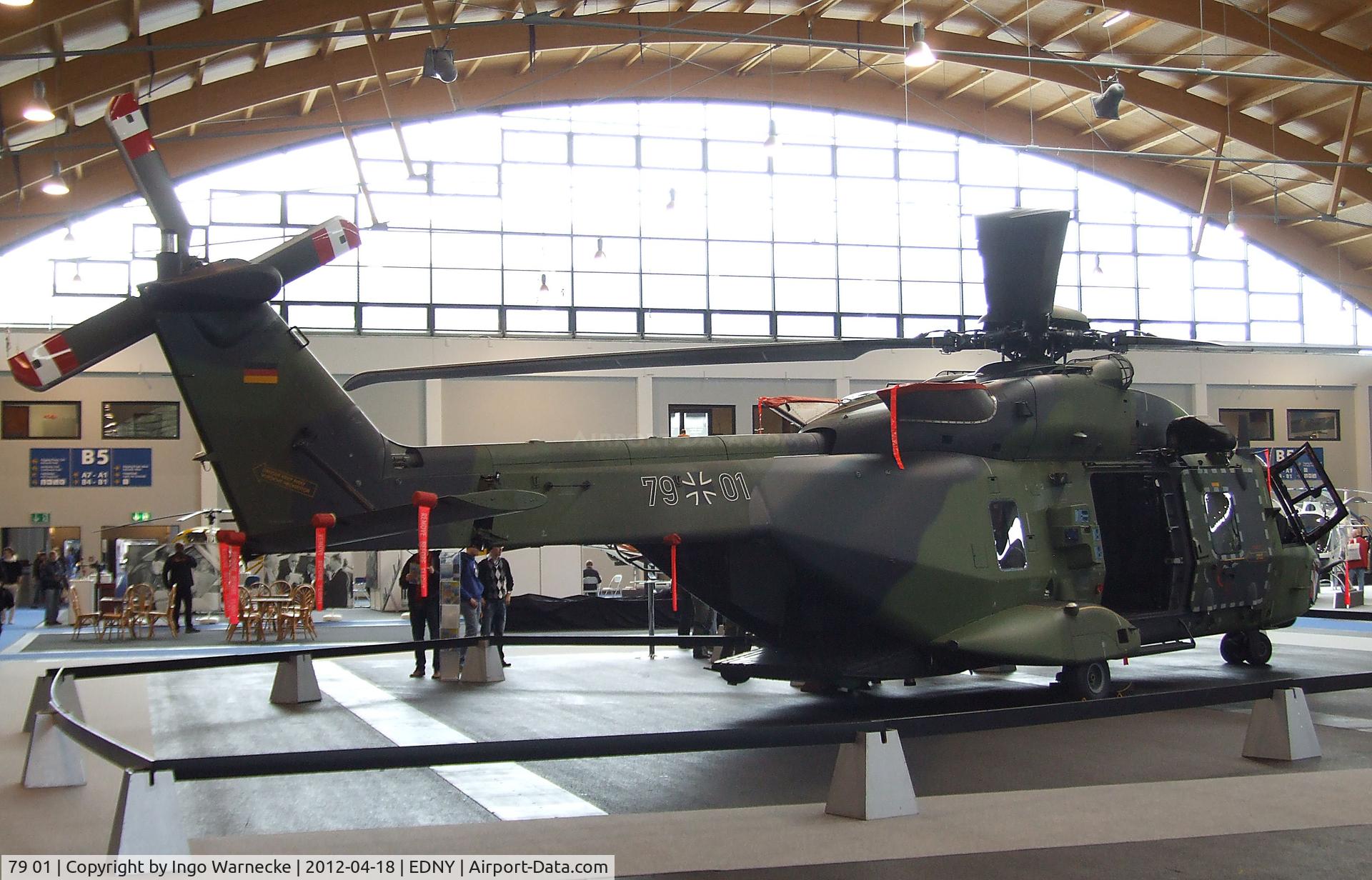 79 01, NHI NH-90 TTH Caiman C/N 1003/GEAF01, NHI NH90 TTH of the German air force (Luftwaffe) at the AERO 2012, Friedrichshafen
