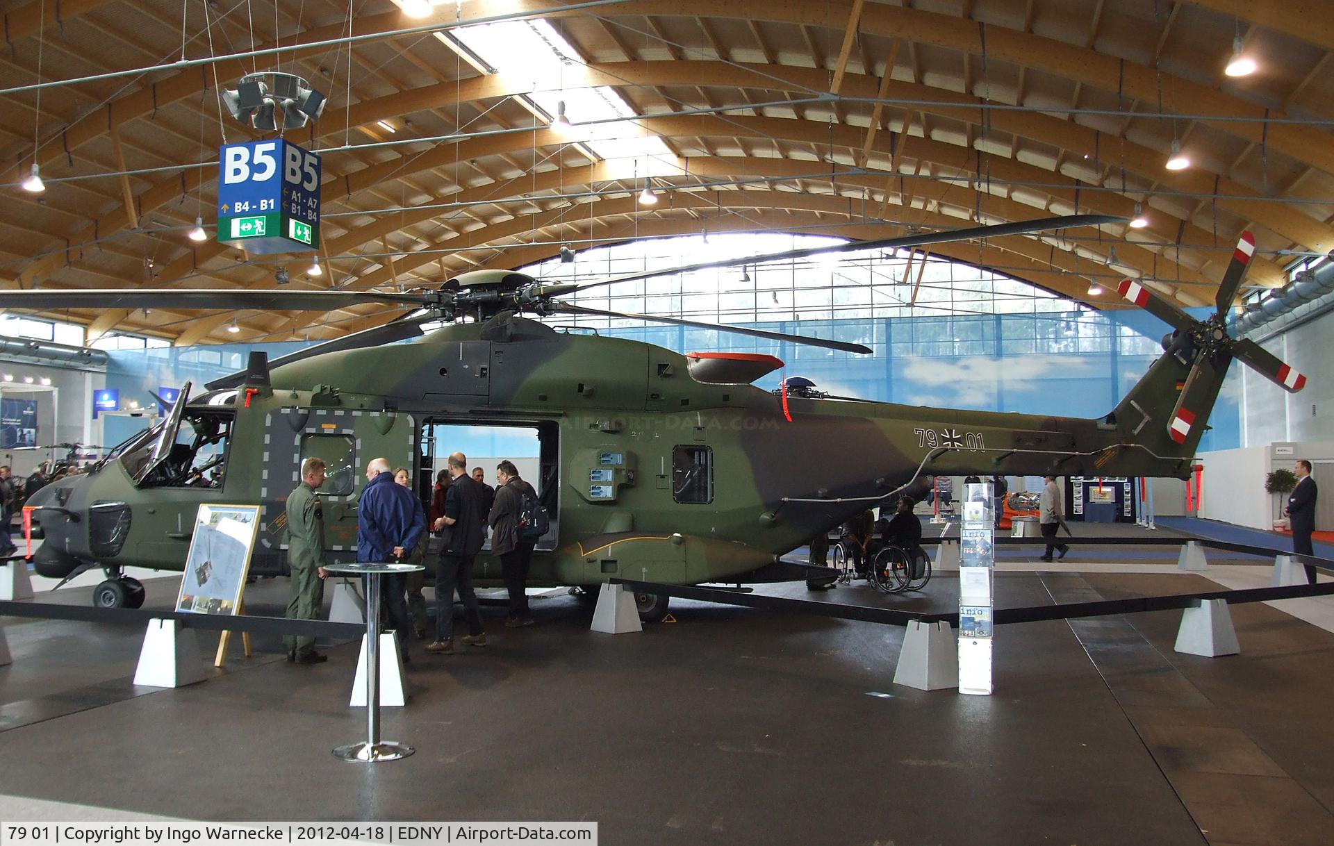 79 01, NHI NH-90 TTH Caiman C/N 1003/GEAF01, NHI NH90 TTH of the German air force (Luftwaffe) at the AERO 2012, Friedrichshafen