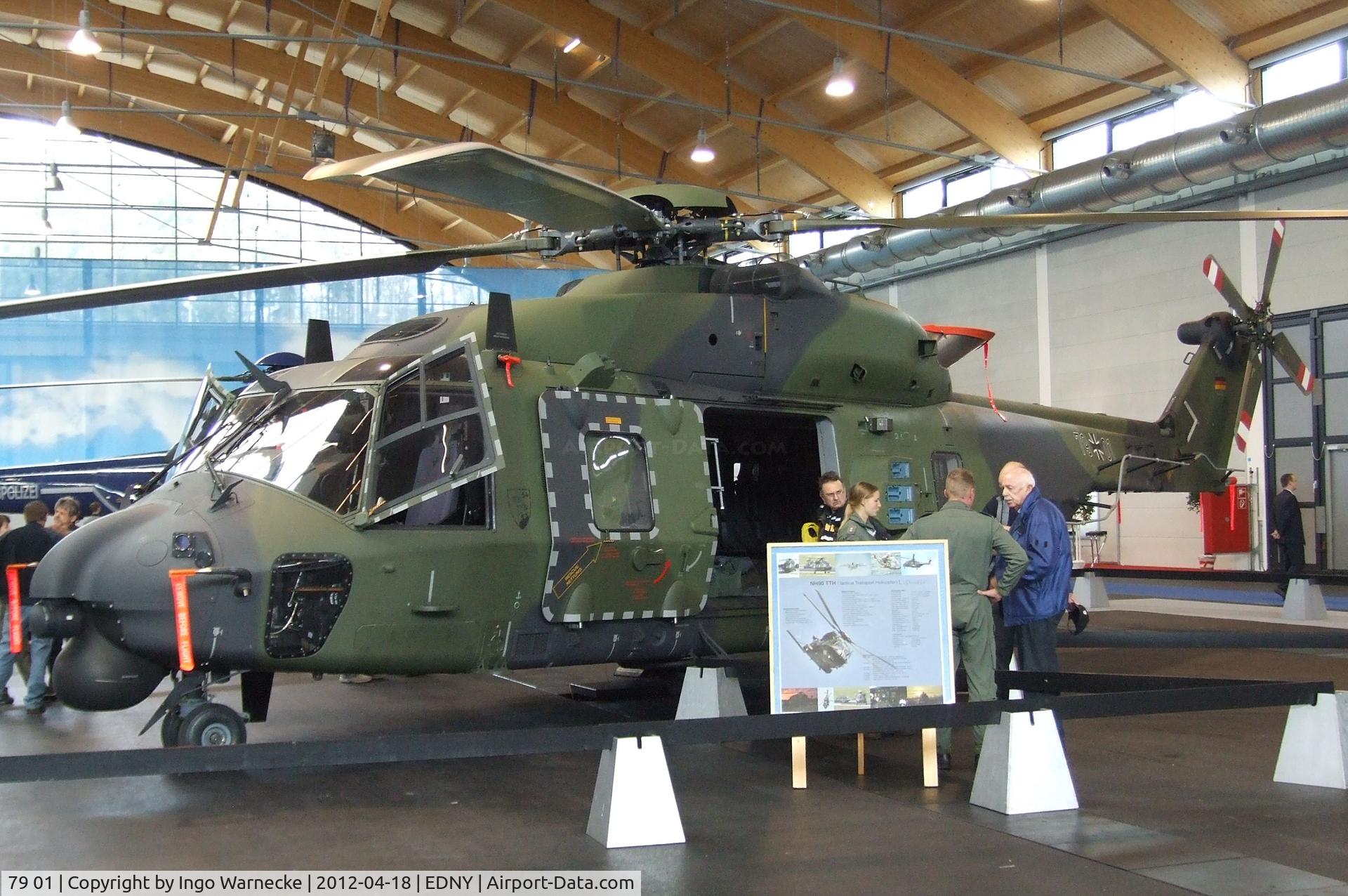 79 01, NHI NH-90 TTH Caiman C/N 1003/GEAF01, NHI NH90 TTH of the German air force (Luftwaffe) at the AERO 2012, Friedrichshafen