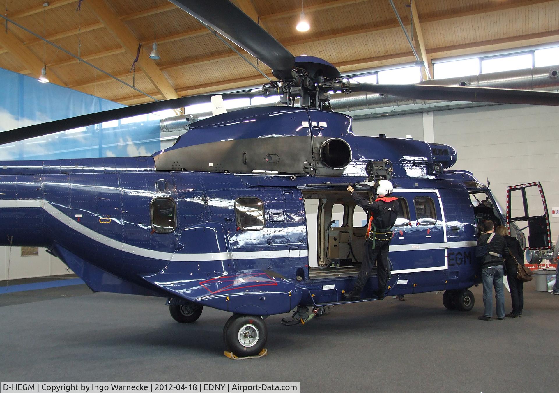 D-HEGM, Eurocopter AS-332L-1 Super Puma C/N 2774, Aerospatiale AS.332L1 Super Puma of the German federal police (Bundespolizei) at the AERO 2012, Friedrichshafen