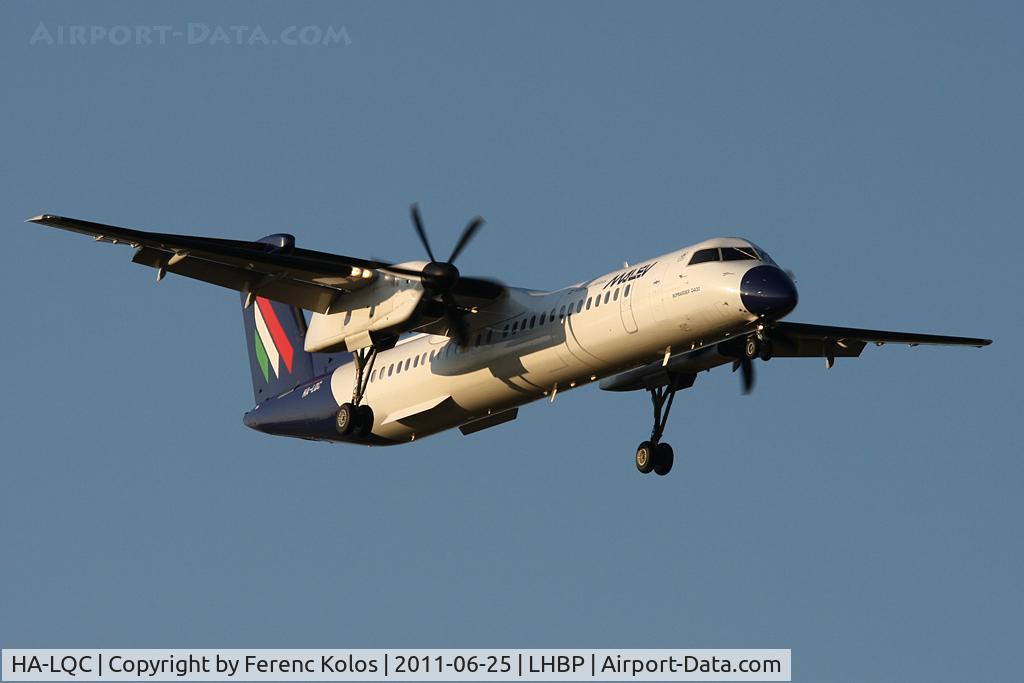 HA-LQC, 2002 De Havilland Canada DHC-8-402Q Dash 8 C/N 4062, Ferihegy