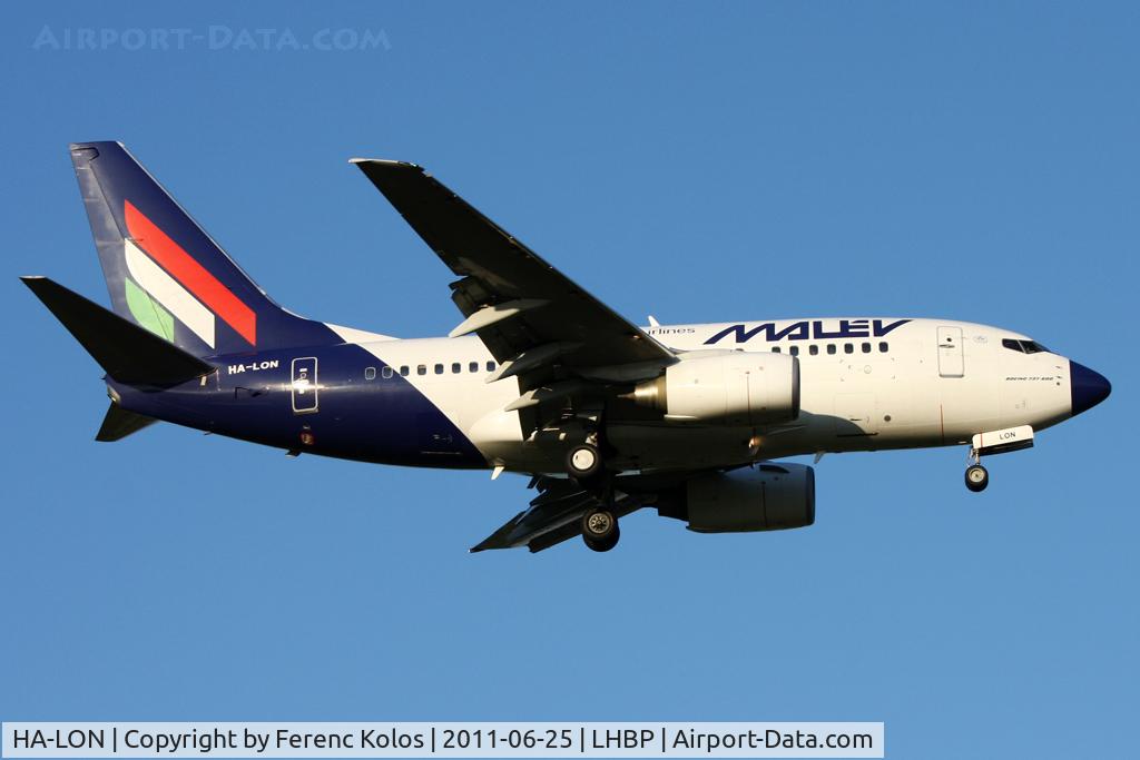 HA-LON, 2004 Boeing 737-6Q8 C/N 29353, Ferihegy