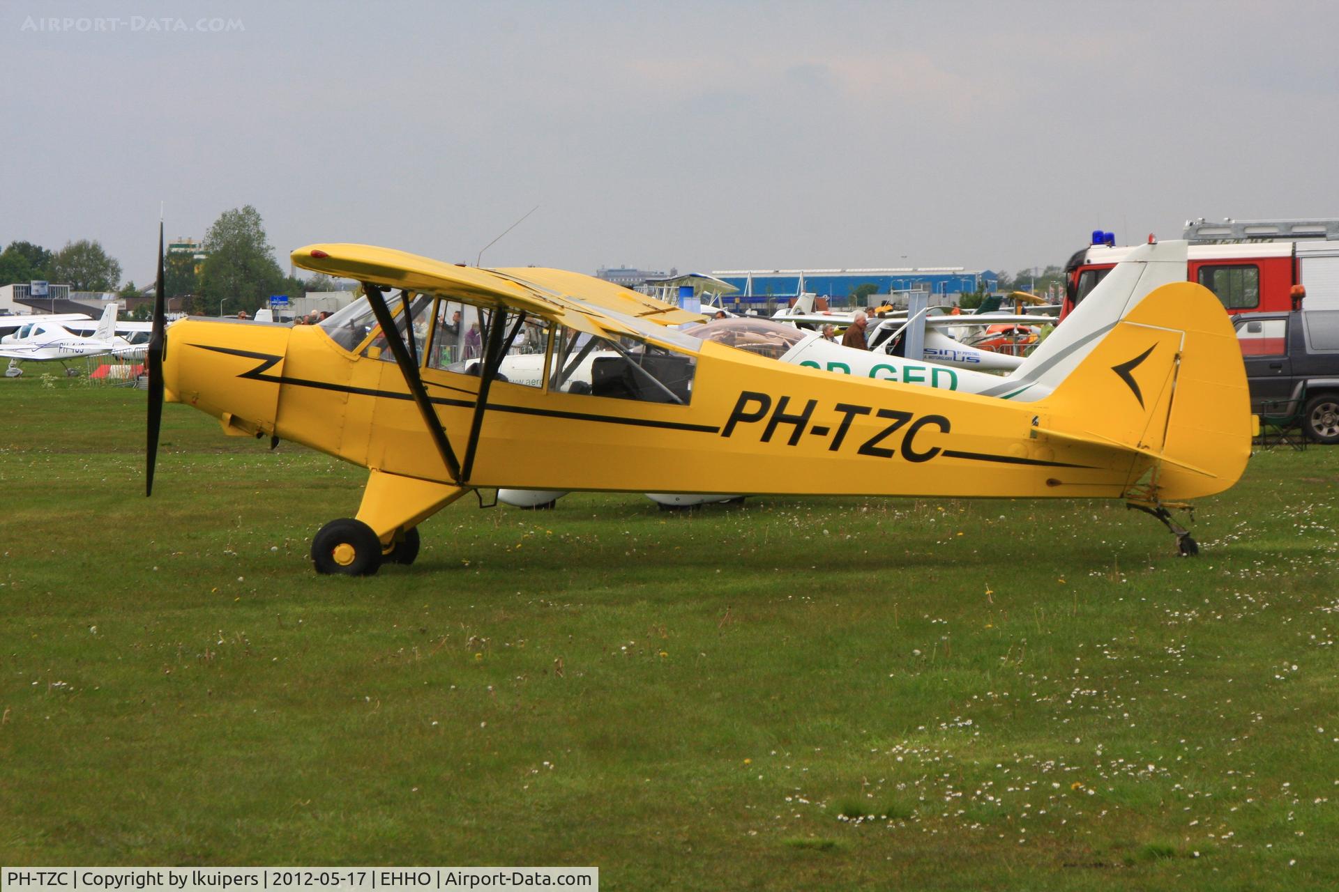 PH-TZC, 1954 Piper L-21B Super Cub (PA-18-135) C/N 18-3839, This Piper Super Cub visited Wings and Wheels on Hoogeveen Airfield in 2012