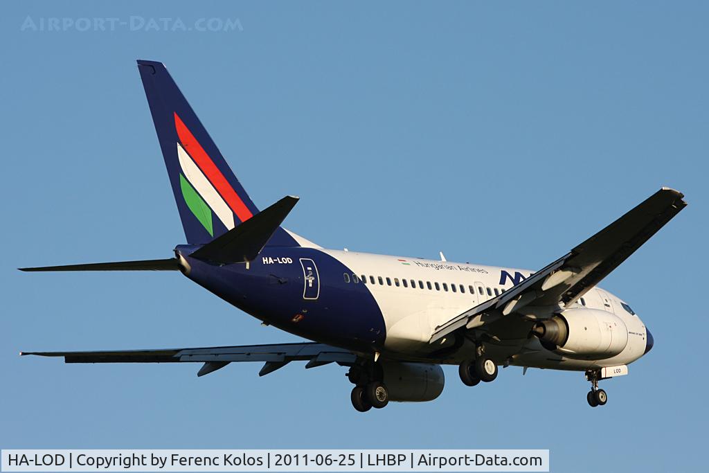 HA-LOD, 2003 Boeing 737-6Q8 C/N 28259, Ferihegy