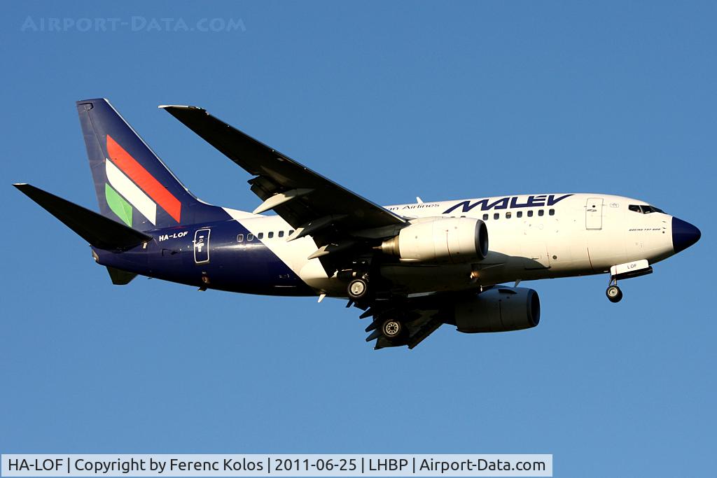 HA-LOF, 2003 Boeing 737-6Q8 C/N 29348, Ferihegy