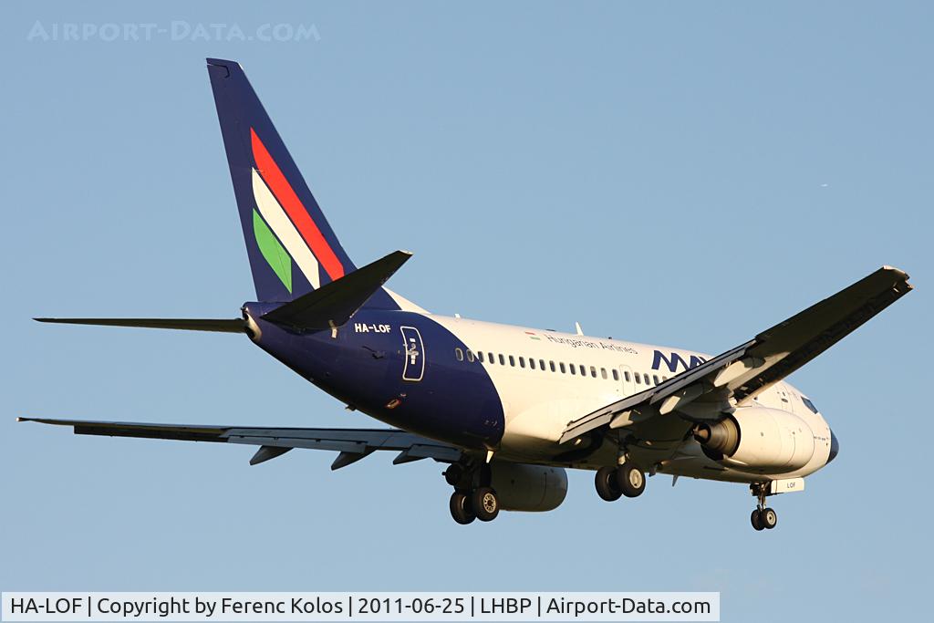 HA-LOF, 2003 Boeing 737-6Q8 C/N 29348, Ferihegy