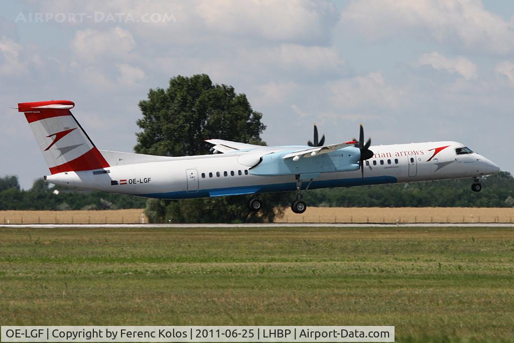 OE-LGF, 2002 De Havilland Canada DHC-8-402Q Dash 8 C/N 4068, Ferihegy